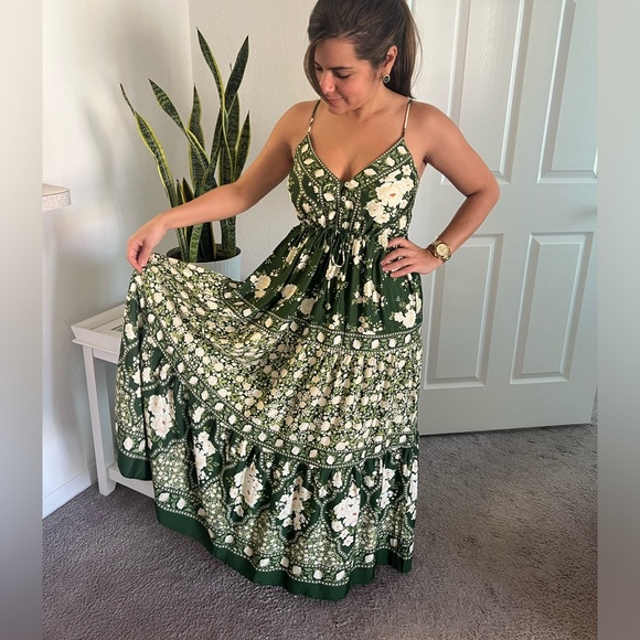 Farm Rio Floral Romance Maxi Dress - Picture 7 of 7